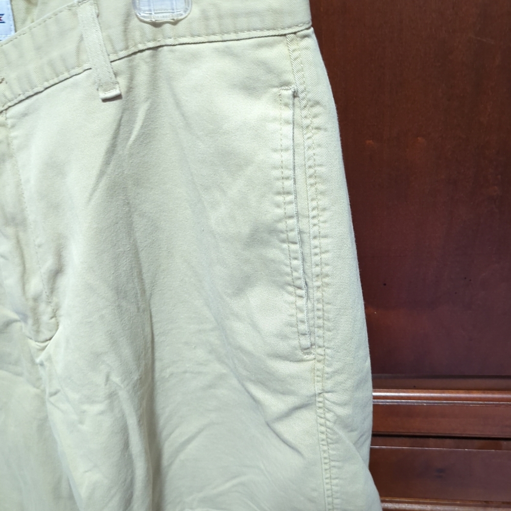 Saddlebred Men's Shorts Khaki Beige Chino Slash Pockets Size 34 EUC - Picture 7 of 14